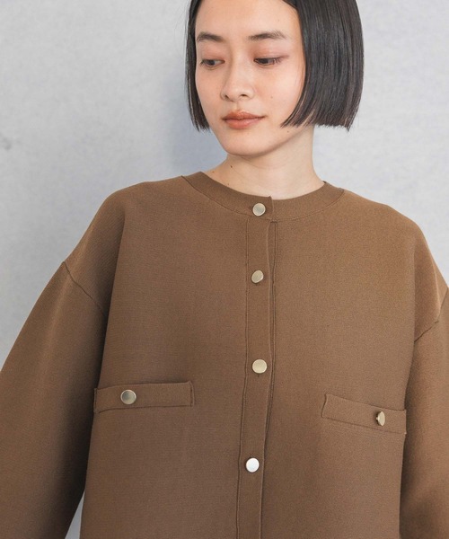 A part by（アパートバイ） ニットカーディガン FREE アイボリー