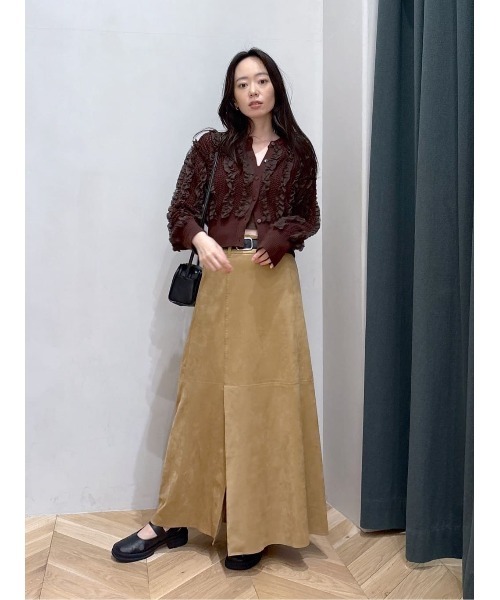 STYLEMIXER（スタイルミキサー） カーディガン 「人気」チュールフリル