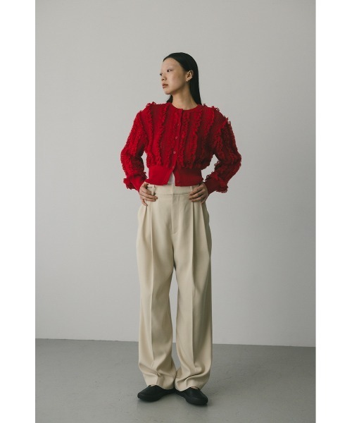 STYLEMIXER（スタイルミキサー） カーディガン 「人気」チュールフリル