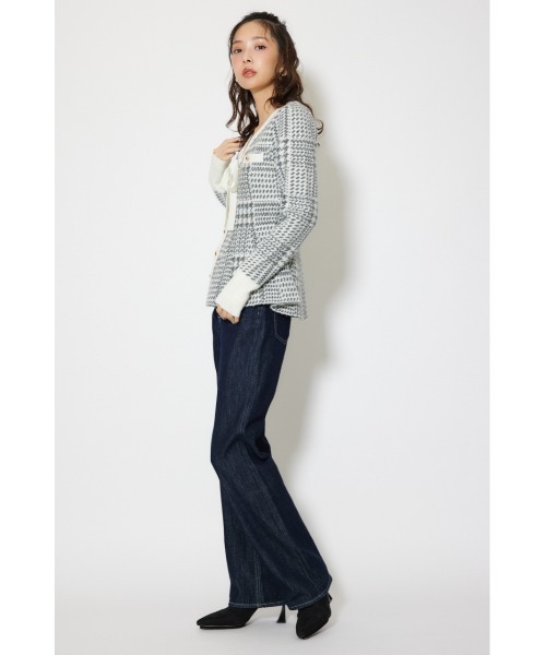 rienda（リエンダ） ニット セーター 2WAYペプラムジャガードニット