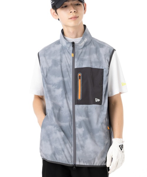 NEW ERA ニューエラ　ゴルフ　ベスト Mサイズ NEW ERA（ニューエラ） ゴルフ ベスト 柄 メンズ レディース