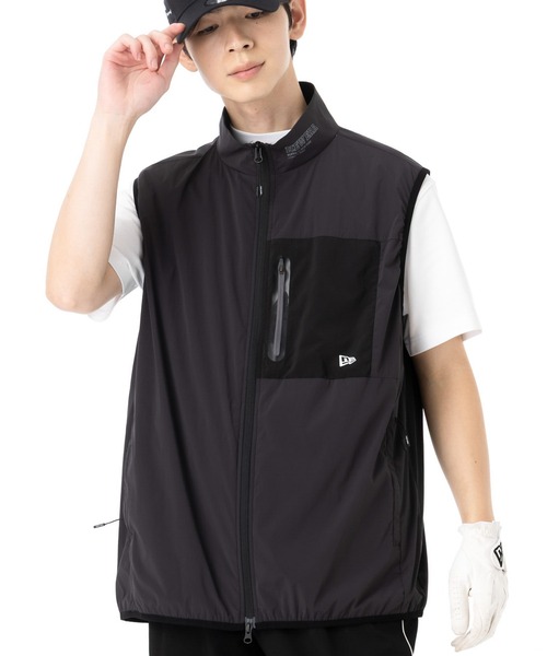 NEW ERA ニューエラ　ゴルフ　ベスト Mサイズ NEW ERA（ニューエラ） ゴルフ ベスト 柄 メンズ レディース