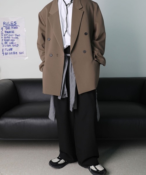 その他 ASCLO ASCLO（エジュクロ） ワイドパンツ スラックス ASCLO／シャツ