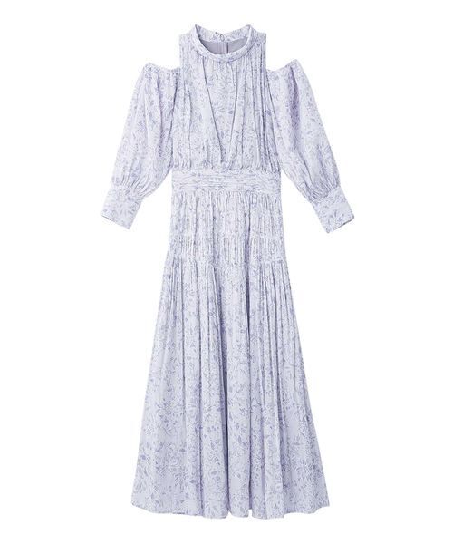 SNIDEL（スナイデル） ワンピース コールドショルダーロングワンピース