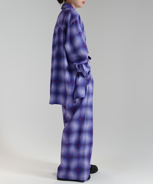 「.ENDRECHERI.」 長袖シャツ M グリーン メンズ_画像3