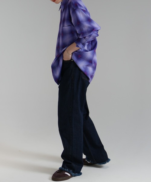 「.ENDRECHERI.」 長袖シャツ M グリーン メンズ_画像8