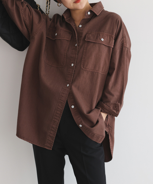 Healthy denim（ヘルシーデニム） 長袖シャツ FREE ブラウン