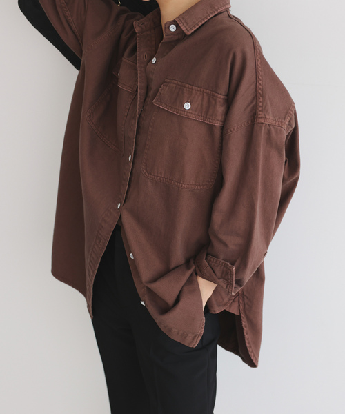 Healthy denim（ヘルシーデニム） 長袖シャツ FREE ブラウン