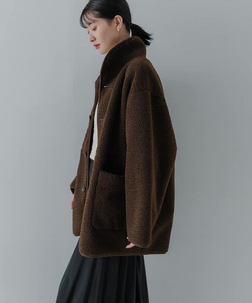 シーズンオフ価格☆一短時間一度着用のみ【アーバンリサーチ】リアルムートンコート URBAN RESEARCH（アーバンリサーチ） ムートンコート ボアコート