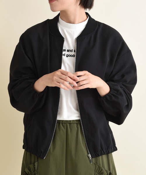 「INTERPLANET」 ブルゾン FREE カーキ レディース_画像8