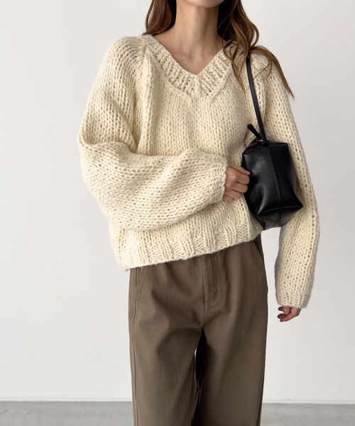 CANAL JEAN（キャナルジーン） ニット セーター El mar ウール混