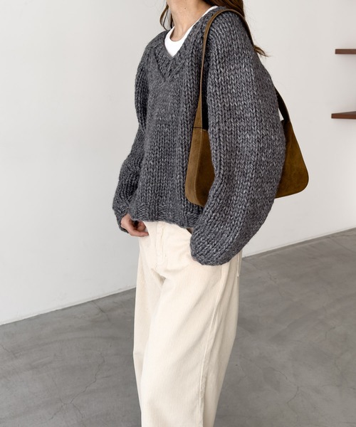 CANAL JEAN（キャナルジーン） ニット セーター El mar ウール混