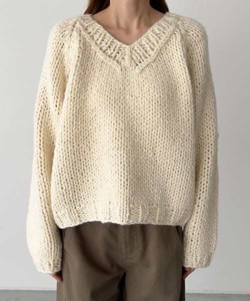 CANAL JEAN（キャナルジーン） ニット セーター El mar ウール混