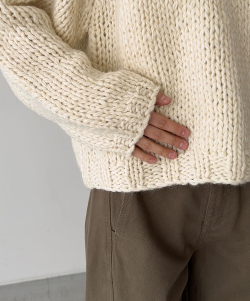 CANAL JEAN（キャナルジーン） ニット セーター El mar ウール混