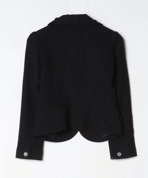 「LAISSE PASSE」 テーラードジャケット 36 ブラック レディース_画像2