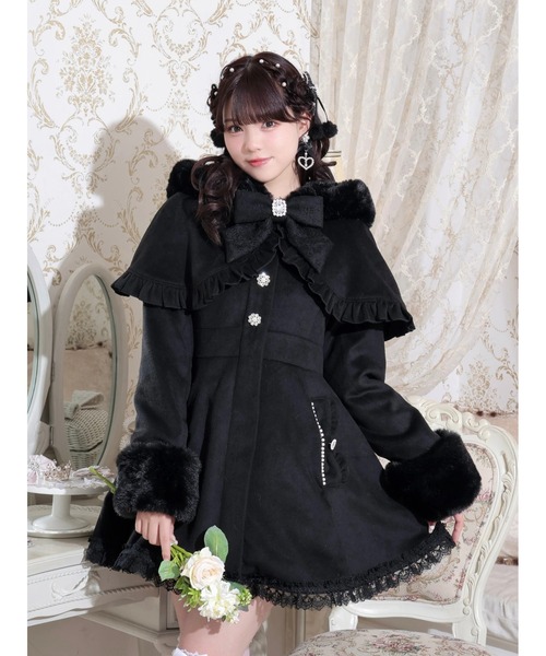 M-premier BLACK コート ケープコート フリル 大人気のケープコートがアップデート！ | m-i-d Staff Blog