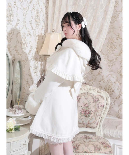 NOEMIE（ノエミー） コート アウター ケープフリルドーリーフレア