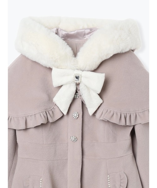 NOEMIE（ノエミー） コート アウター ケープフリルドーリーフレア
