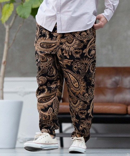 CAMBIO（カンビオ） イージーパンツ L ホワイト メンズ : ZOZOTOWN