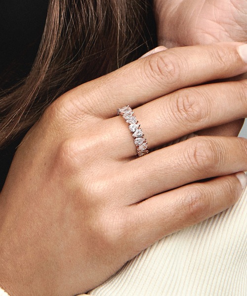 「Pandora」 リング 54 ピンクゴールド レディース_画像4