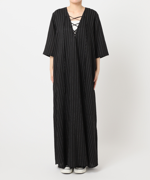 「CITYSHOP」 半袖ワンピース 36 ブラック レディースの画像