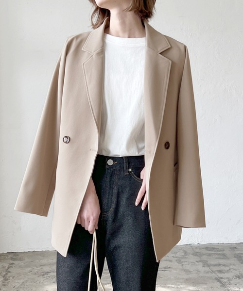 「LIAN」 セットアップ FREE グレイッシュベージュ レディース_画像7