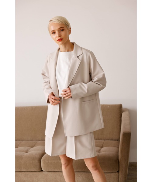 「LIAN」 セットアップ FREE グレイッシュベージュ レディース_画像9