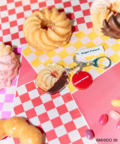 LEPSIM（レプシィム） キーホルダー 「Mister Donut」ドーナツチャーム