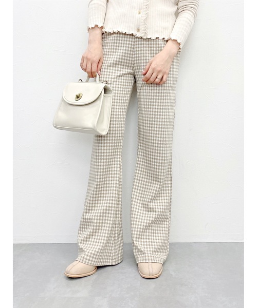 「JUMELLE」 イージーパンツ FREE ブルー レディース_画像2