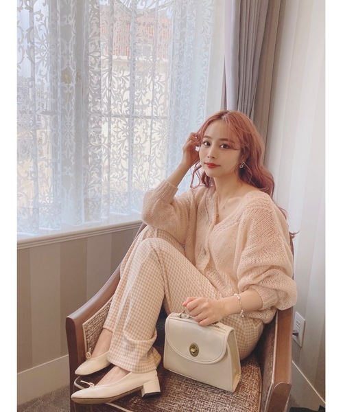 「JUMELLE」 イージーパンツ FREE ブルー レディース_画像9