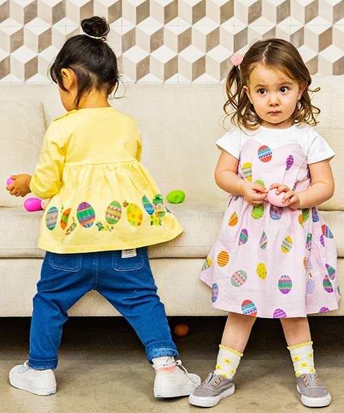 「kladskap」 「KIDS」7分袖カットソー「colobockleコラボ」 110cm クリーム キッズ_画像3