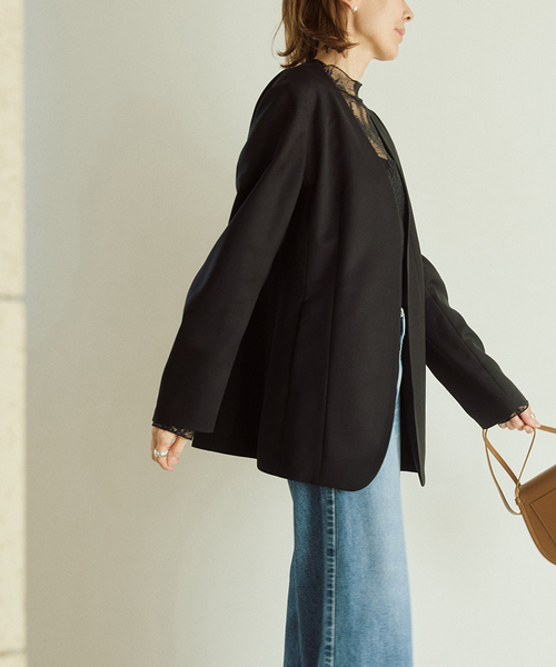 VERMEIL par iena（ヴェルメイユパーイエナ） ジャケット ノーカラー