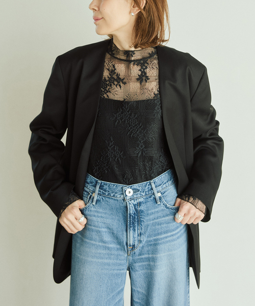 VERMEIL par iena（ヴェルメイユパーイエナ） ジャケット ノーカラー