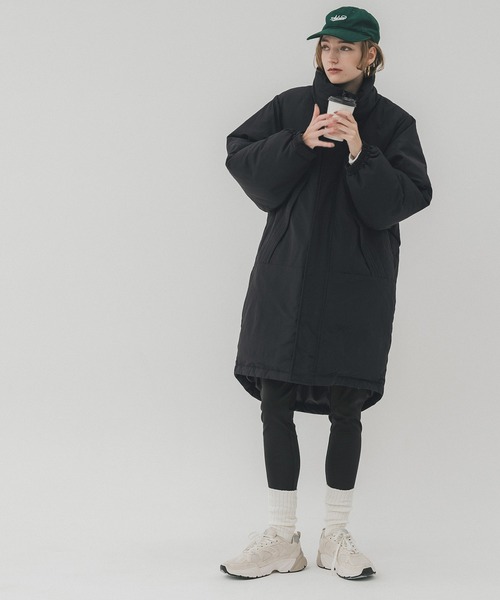 「coca(coca)」 ダウンコート M ベージュ レディース_画像3