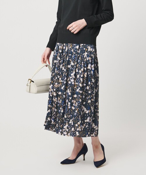 UNITED ARROWS（ユナイテッドアローズ） スカート サテン フラワー