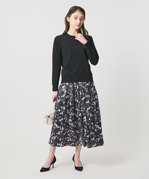 UNITED ARROWS（ユナイテッドアローズ） スカート サテン フラワー