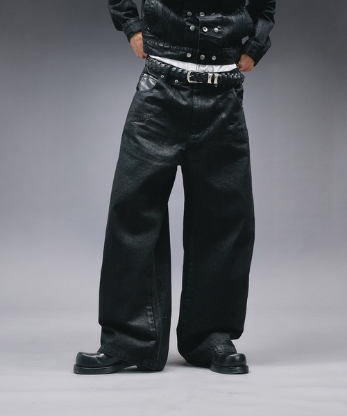 ANDER HUNK ジーンズ 14oz Wax Coated Curve Denim / 14オンスワックス