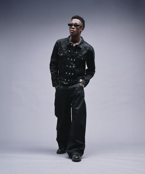 ANDER HUNK ジーンズ 14oz Wax Coated Curve Denim / 14オンスワックス