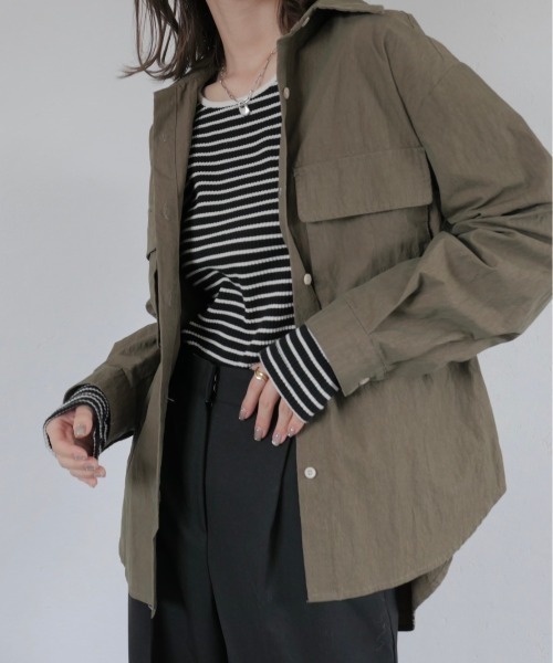 「Reurie'」 長袖カットソー FREE ブラック レディース_画像5