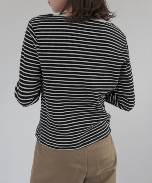 「Reurie'」 長袖カットソー FREE ブラック レディース_画像8