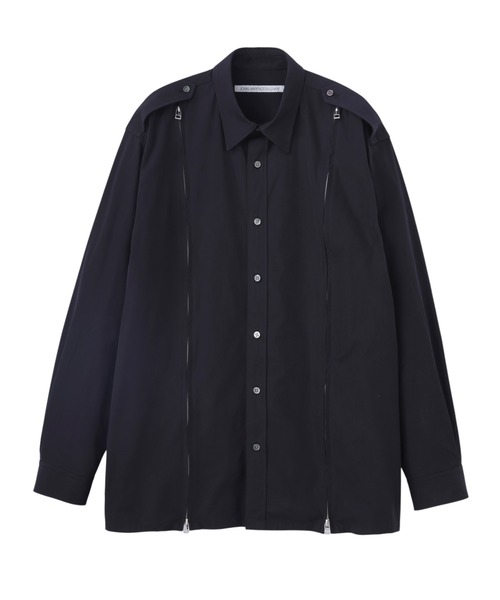 シャツ BROADCLOTH ZIPPED SHIRT メンズの画像