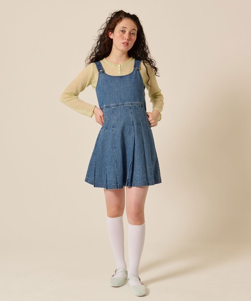 TINA：JOJUN（ティーナジョジュン） ジャンパースカート デニム