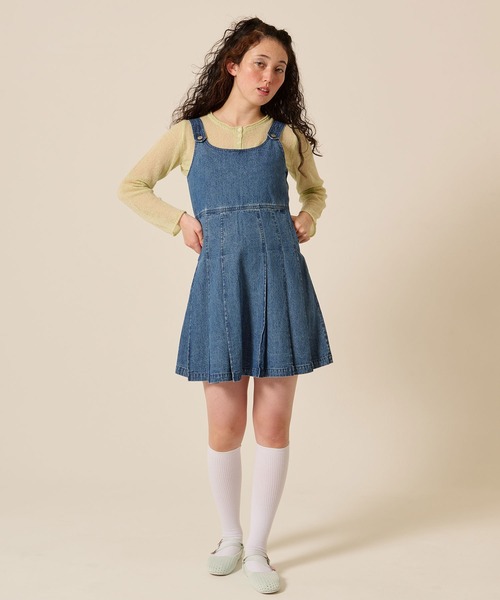 TINA：JOJUN（ティーナジョジュン） ジャンパースカート デニム