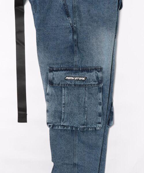 新品 PONY STONE デニム ワッペン ponystone ポニーストーン L.H.P（エルエイチピー） ジーンズ デニム デニムパンツ PONY STONE