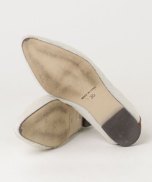 「MOHI」 フラットパンプス 35 ホワイト レディース_画像3