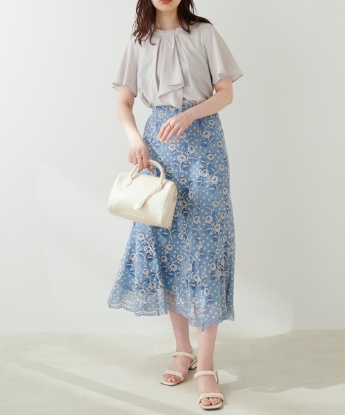 「natural couture」 半袖ブラウス FREE ブラウン レディース_画像6