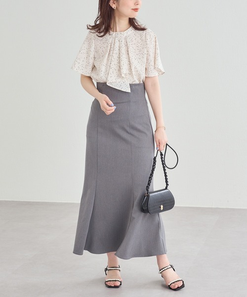 「natural couture」 半袖ブラウス FREE ブラウン レディース_画像7
