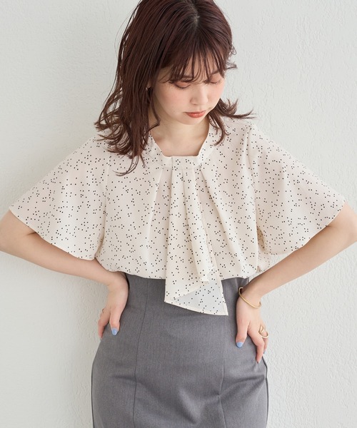 「natural couture」 半袖ブラウス FREE ブラウン レディース_画像8