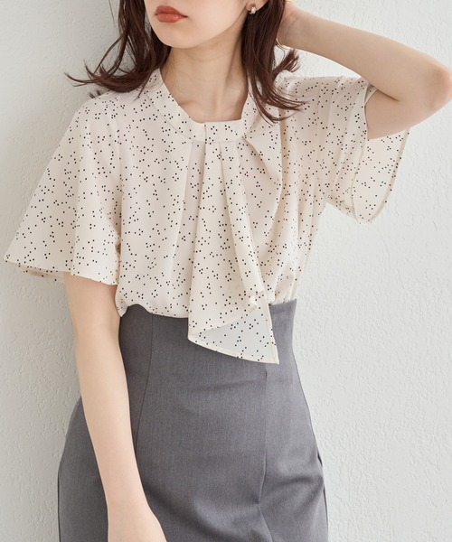 「natural couture」 半袖ブラウス FREE ブラウン レディース_画像9
