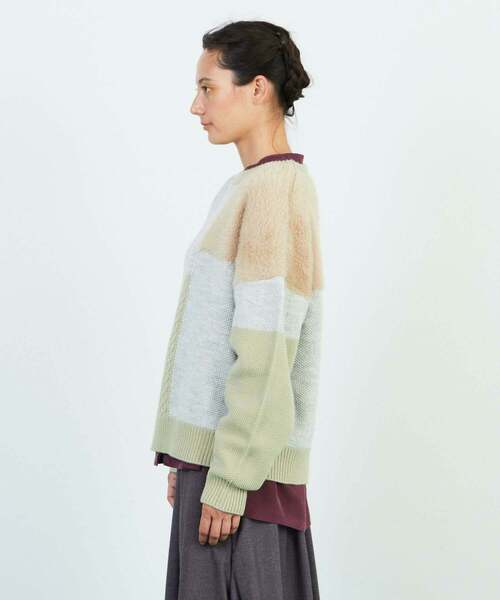 「FRAPBOIS」 長袖ニット 2 グレー レディース_画像3